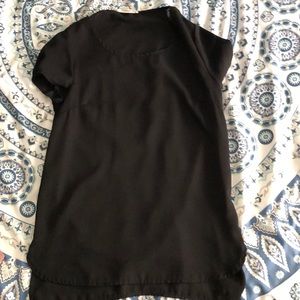 Sheer black top